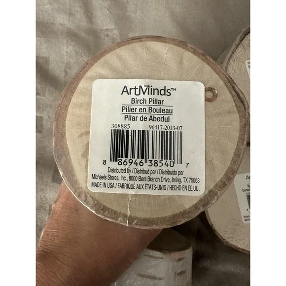 ArtMinds Birch Wood Rounds Slice Natural Unfinished Craft Decor Lot Of 6 USA - Picture 11 of 16